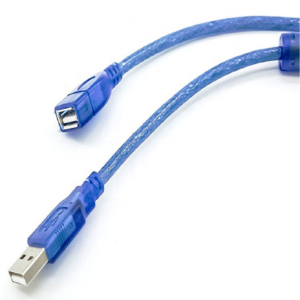 USB 2.0 Extension Cable — Type A Male to Female · 5m · Blue