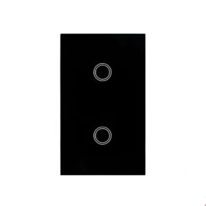 eWeLink WiFi Smart Touch Switch — 2 Gang Black (No Neutral)