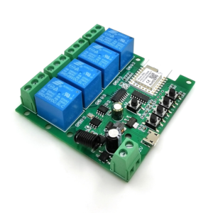 Zigbee DC4 — 4-Channel Inching Relay Module