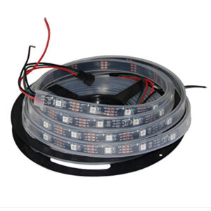 WS2812B 5M Addressable RGB LED Strip 5V IP68 Waterproof (60 LEDs/m, 300 LEDs, Black PCB)