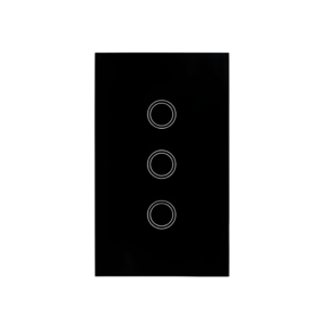 eWeLink WiFi Smart Touch Switch — 3 Gang Black (No Neutral)