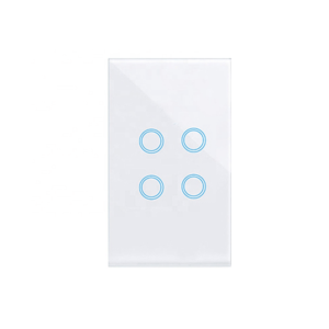 eWeLink WiFi Smart Touch Switch β 4 Gang White (No Neutral)