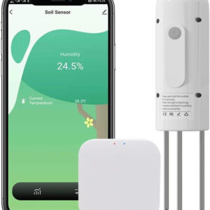 Zigbee Garden Soil Moisture & Temperature Sensor — IP67 Waterproof, Tuya / Home Assistant (GXM-01)